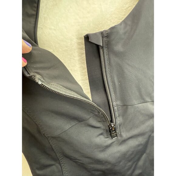 Athleta Women's Dea Sea Black One-Piece Swimsuit NWT Size MT - Picture 7 of 11